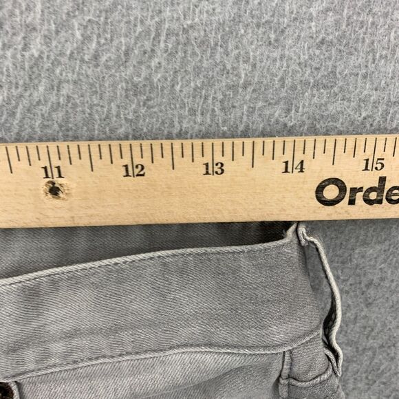 J. Crew Jeans Womens Size 27 Toothpick Stretch Gray Distressed - Picture 10 of 16